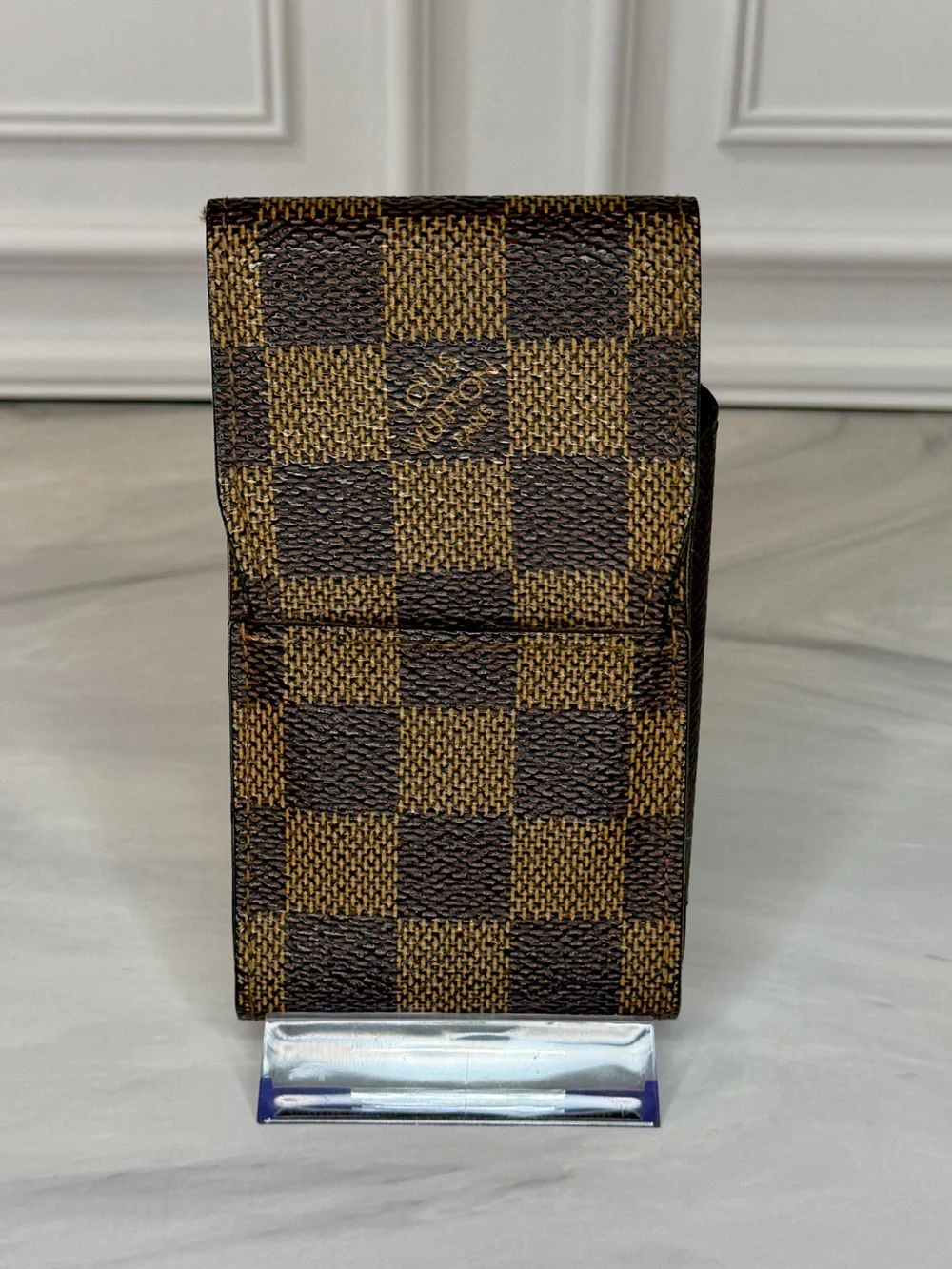 Louis Vuitton Damier Ebene Mini Case | LV Cosmetic Case | Lipstick & Accessories